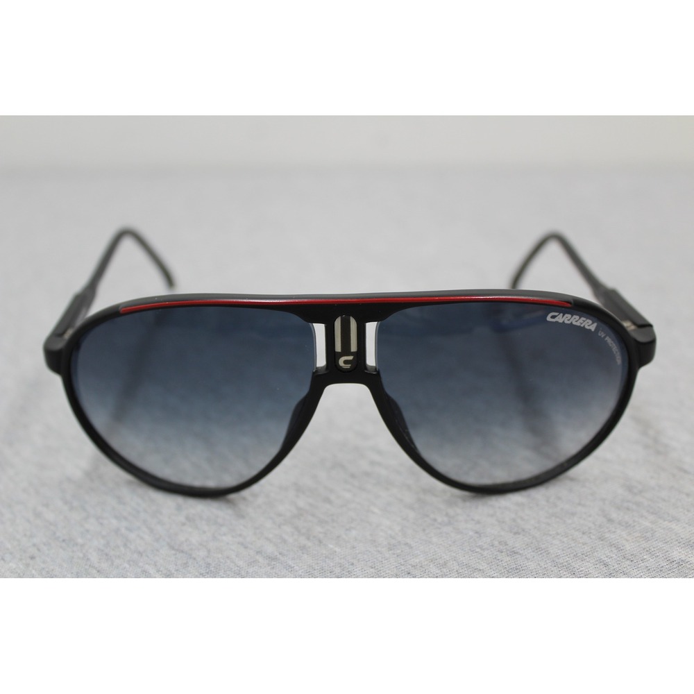 VTG Carrera Sunglasses Unisex Black Champion Aviator Optyl Gradient CDUJJ 62-12 - Picture 3 of 11